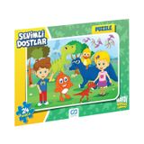 Ca Games 5121-5122 Sevimli Dostlar Frame 35 Parça Puzzle