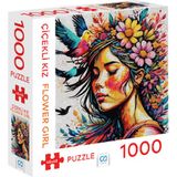 Ca Games Çiçekli Kız Puzzle 1000 Parça CA1000-7048