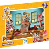 Ca Games Dedektif Reptır Frame Puzzle - 35 Parça - Karışık Desen Gönderilecektir.
