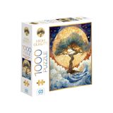 CA Games Dolunay ve Ağaç 1000 Parça 2,2mm Kalınlık 48x68cm Profesyonel Hobi Puzzle Yapboz Serisi