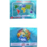 Ca Games Dünya Haritası Frame Puzzle - 35 Parça