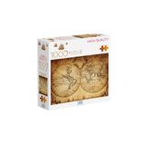 Ca Games Eski Dünya Haritası 1000 Parça 2,2mm Kalınlık 48X68CM Profesyonel Hobi Puzzle Yapboz Serisi