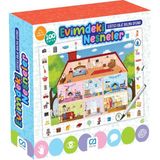 Ca Games Evimdeki Nesneler 3+ Yaş Çocuklar Için 100 Parça Eğitici Obje Bulma ve Puzzle Oyunu