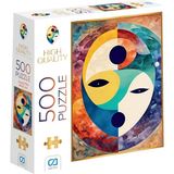 CA Games Gizemli Yüz 500 Parça 2,2mm Kalınlık 33x48cm Profesyonel Hobi Puzzle Yapboz Serisi
