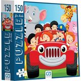 Ca Games Hayvanlar 150 Parça 34X24Cm Çocuk Puzzle Yapboz Serisi