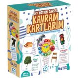 Ca Games Kavram Kartlarım 18+ Aylık Çocuklar Için 64 Kart Ingilizce Çevirili Eğitici Bilgi Kartları - Çok Renkli