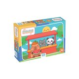 CA Games Kawaii Capybara ve Dostları Temalı Lisanslı 100 Parça 34x24cm Çocuk Puzzle Yapboz Serisi
