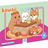 Ca Games Kawaii Frame Puzzle - 35 Parça - Karışık Desen Gönderilecektir.