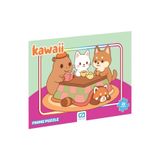 CA Games Kawaii Temalı Lisanslı 35 Parça Çerçeveli 34x24cm Çocuk Puzzle Yapboz Serisi (Çay Vakti)