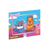 CA Games Kawaii Temalı Lisanslı 35 Parça Çerçeveli 34x24cm Çocuk Puzzle Yapboz Serisi (Pembe Vadi)