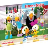 CA Games Limon Ile Zeytin Frame Puzzle 35 Parça(Karışık desen gönderilecektir.)