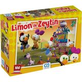 Ca Games Limon ile Zeytin Lisanslı 100 Parça 34X24CM Çocuk Puzzle Yapboz Serisi