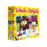 Ca Games Limon ile Zeytin Lisanslı 60 Parça 34X24CM Çocuk Puzzle Yapboz Serisi