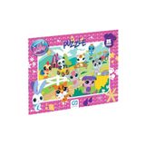 CA Games Littlest Pet Shop Lisanslı 35 Parça Çerçeveli 34x24cm Çocuk Puzzle Yapboz Yeni Serisi (Pembe)