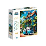 Ca Games Mavi Karavan 1000 Parça 2,2mm Kalınlık 48X68CM Profesyonel Hobi Puzzle Yapboz Serisi