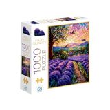 Ca Games Mor Bahçe 1000 Parça 2,2mm Kalınlık 48X68CM Profesyonel Hobi Puzzle Yapboz Serisi