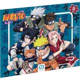 Ca Games Naruto Lisanslı 35 Parça Çerçeveli 34X24CM Çocuk Puzzle Yapboz Serisi - Mavi