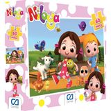 Ca Games Niloya - Çiftlikte Lisanslı 60 Parça 34X24CM Çocuk Puzzle Yapboz Serisi