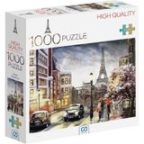 Ca Games Paris Manzaralı 1000 Parça 2,2mm Kalınlık 48X68CM Profesyonel Hobi Puzzle Yapboz Serisi