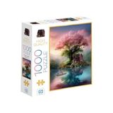 Ca Games Pembe Ağaç 1000 Parça 2,2mm Kalınlık 48X68CM Profesyonel Hobi Puzzle Yapboz Serisi