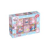 CA Games Pembe - The Pink Cat - Kolaj Temalı Lisanslı 200 Parça 33x48cm Çocuk Puzzle Yapboz Serisi