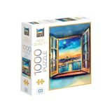 Ca Games Pencere 1000 Parça 2,2mm Kalınlık 48X68CM Profesyonel Hobi Puzzle Yapboz Serisi