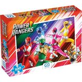 Ca Games Power Rangers Lisanslı 100 Parça 34X24CM Çocuk Puzzle Yapboz Serisi