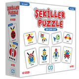CA GAMES Şekiller Puzzle Eğitici Şekiller Oyunu