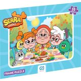 Ca Games Serra Kardeş Frame Puzzle - 35 Parça - Karışık Desen Gönderilecektir.
