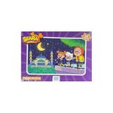 CA Games Serra Kardeş Lisanslı 35 Parça Çerçeveli 34x24cm Çocuk Puzzle Yapboz Yeni Serisi (Mor)