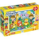 CA Games Sevimli Dostlar Lisanslı 200 Parça 33x48cm Çocuk Puzzle Yapboz