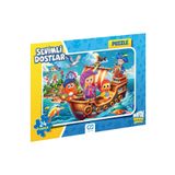 Ca Games Sevimli Dostlar Lisanslı 24 Parça Çerçeveli 34X24CM Çocuk Puzzle Yapboz Yeni Serisi