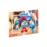 Ca Games Şirinler Lisanslı 35 Parça Çerçeveli 34X24CM Çocuk Puzzle Yapboz Yeni Serisi