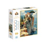 CA Games Tepedeki Ev 1000 Parça 2,2mm Kalınlık 48x68cm Profesyonel Hobi Puzzle Yapboz Serisi