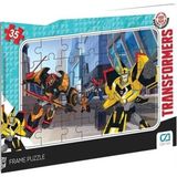 Ca Games Transformers 35 Parça Frame Puzzle Eğlenceli Tasarım 2 - 4 Yaş İçin Zeka Geliştirici Oyuncak