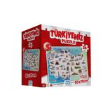 Ca Games Türkiyemiz 24 Parça 50X70CM Çocuk Yer-Zemin Puzzle Yapboz Serisi