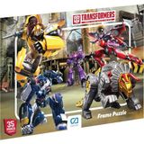 Ca Gamestransformers Lisanslı 35 Parça Çerçeveli 34X24CM Çocuk Puzzle Yapboz Yeni Serisi