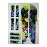 ca kay bu Girl Bisiklet Sticker Seti 9 Parça – Renkli Maşa Kadro Etiketi Hologram