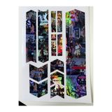 ca kay bu Gta Bisiklet Sticker Seti 12 Parça – Renkli Maşa Kadro Etiketi Hologram
