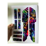 ca kay bu King Bisiklet Sticker Seti 9 Parça – Renkli Maşa Kadro Etiketi Hologram