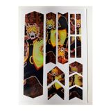 ca kay bu Naruto Uzumaki Holografik Bisiklet Kadro Sticker Seti