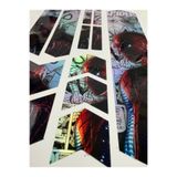 ca kay bu Spider-Man Temalı Holografik Bisiklet Kadro Sticker Seti – 12 Parça