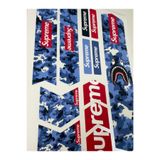 ca kay bu Supreme Bisiklet Sticker Seti 12 Parça – Renkli Maşa Kadro Etiketi (GÜNCELLENDİ)