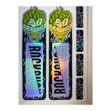 ca kay bu Why So Serious Maşa Sticker | Bisiklet Ön Çatal Stickerı | 6 PARÇA ETİKET