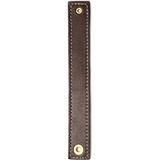 Ca-Leather Klasik Stil No:1 Dikişli Deri Kitap Ayracı Kahverengi