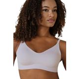 ca lia F.K Lazer Kesim Pedli Seamless Bralet Hayalet Sütyen (Beyaz, 85B)