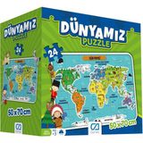 Ca Oyuncak Puzzle 24 Parça Okul Öncesi Dünyamızı Öğreniyorum Seti 50X70 cm - Mavi Su Dünyası