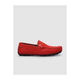 Cabani 010M150 Kırmızı Nubuk Erkek Loafer Ayakkabı