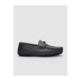 Cabani 010M1659D Hakiki Deri Gri Tokalı Erkek Loafer Ayakkabı