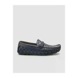Cabani 010M2823J Hakiki Deri Lacivert Toka Detaylı Erkek Loafer Ayakkabı